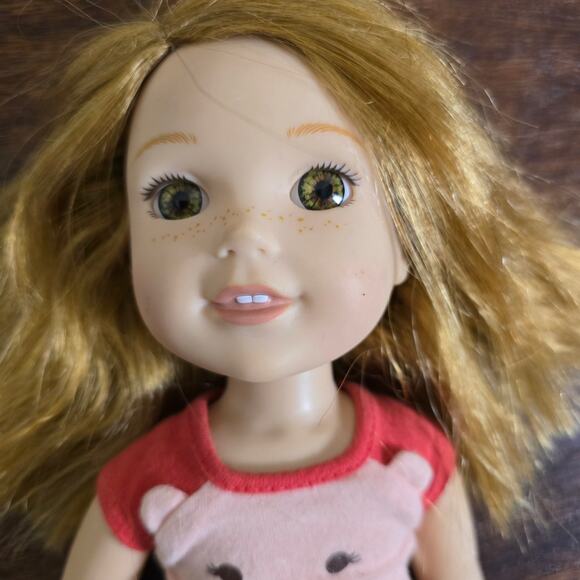 American Girl Willie Wishers 14" Willa Doll with Straight Hair Rain Boot Outfit - Picture 5 of 9